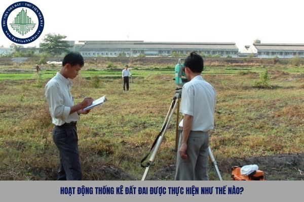 Hoạt động thống kê đất đai được thực hiện như thế nào?