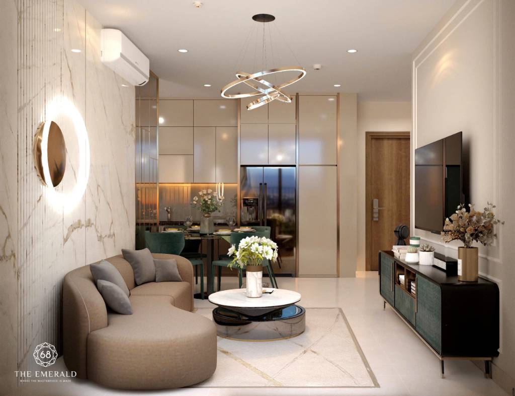 The Emerald 68 - Chỉ cần 560tr sở hữu ngay căn hộ 1PN + với hơn 50m2 ( còn 6 suất nội bộ )