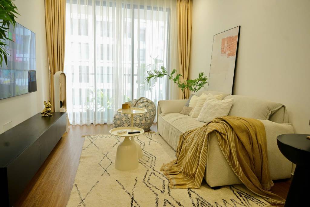 Bán căn hộ chung cư 64m2 tại Chung cư MT Eastmark City, Thủ Đức, Nội thất đầy đủ