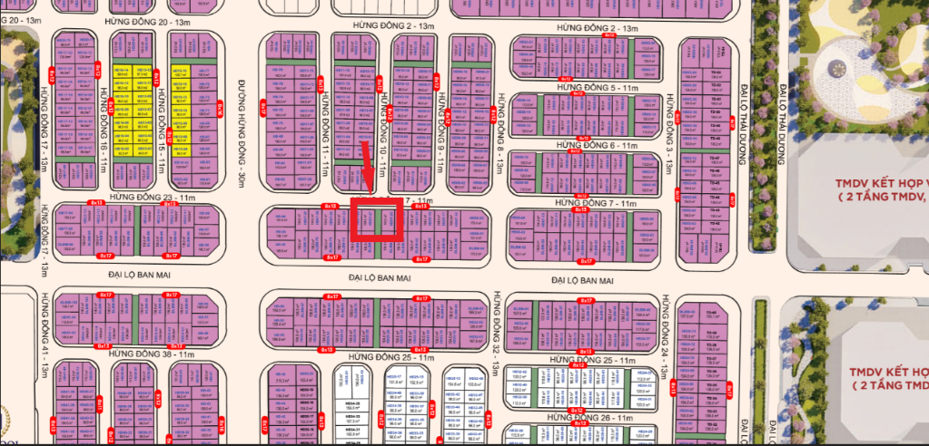Bán liền kề Xẻ khe Vinhomes Wonder City, 3 mặt thoáng, gần đại lộ, giá tốt, vay 0% 24 tháng