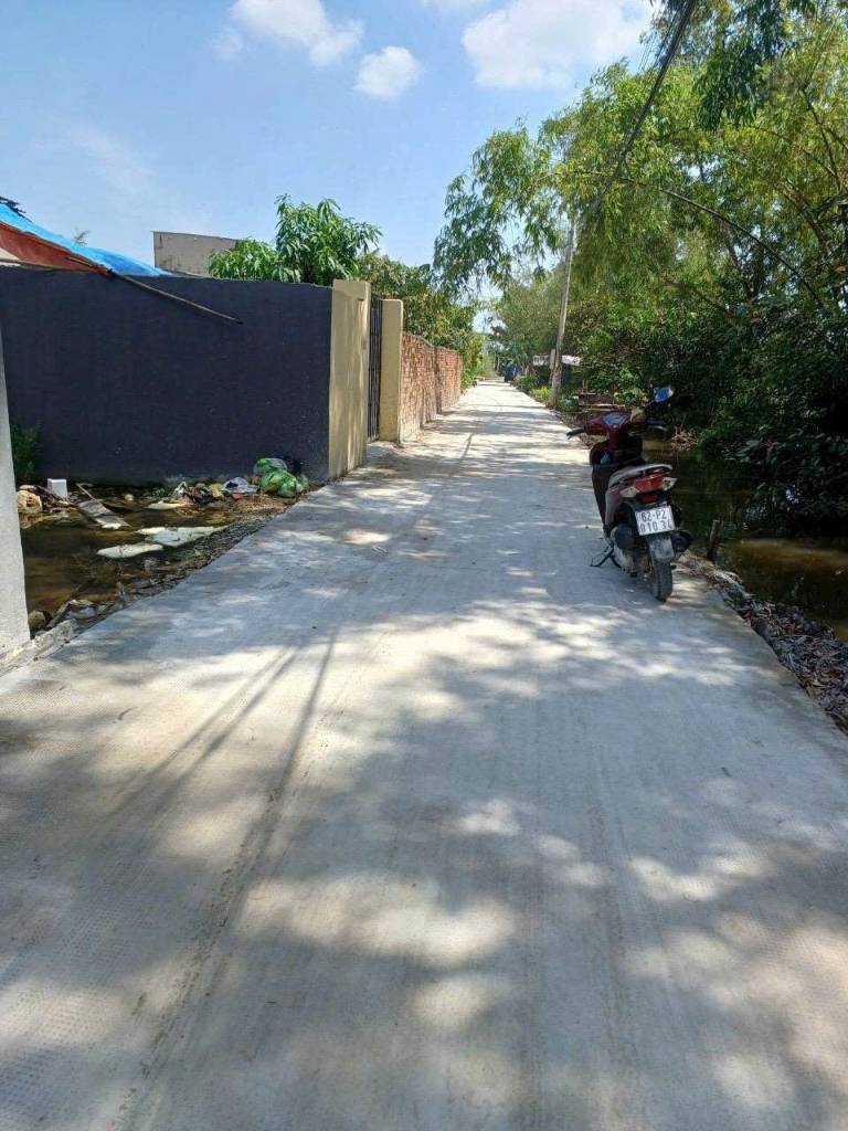 Đất 120m2 thổ cư 2 mặt tiền hẻm xã Mỹ Hạnh Nam, Đức Hòa giá 1,5 tỷ