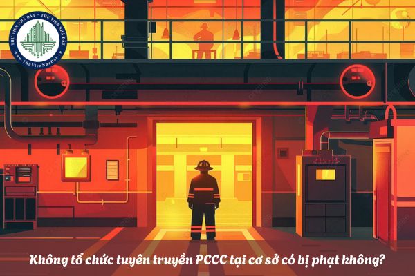 Không tổ chức tuyên truyền PCCC có bị phạt không?