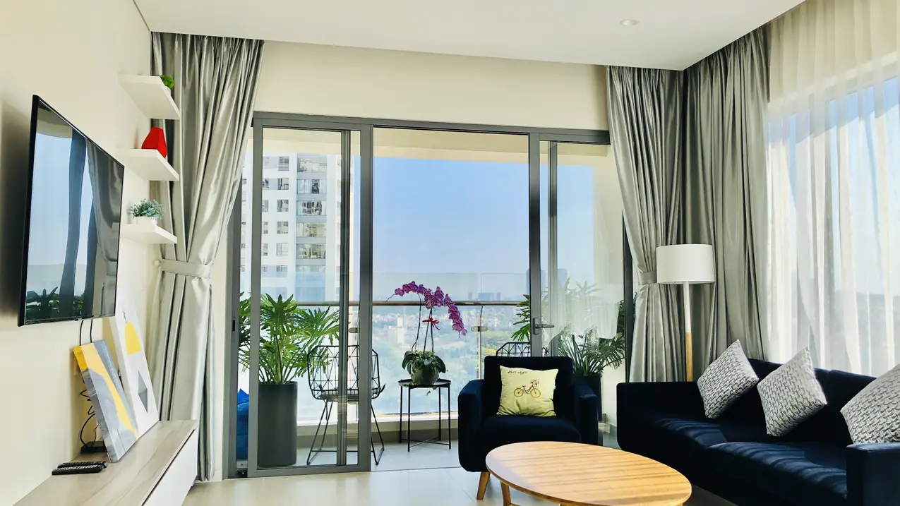 Chính chủ cho thuê Vinhomes Central Park  Điện Biên Phủ, 2 phòng ngủ, đầy đủ nội thất, chỉ 25tr/tháng